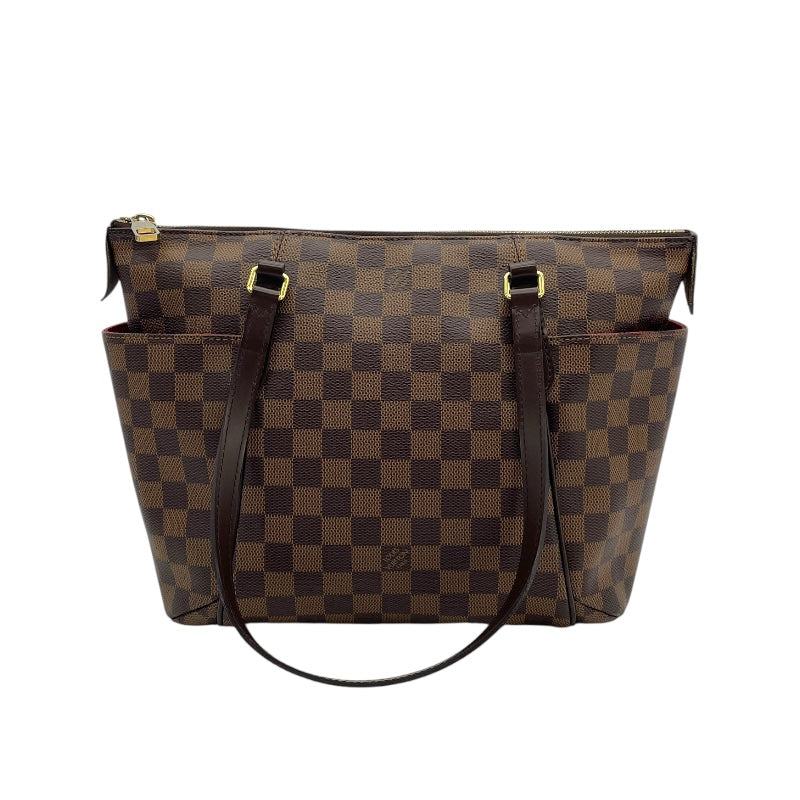 ルイ・ヴィトン LOUIS VUITTON トータリーPM N41282 エベヌ ダミエ・エベヌ レディース トートバッグ