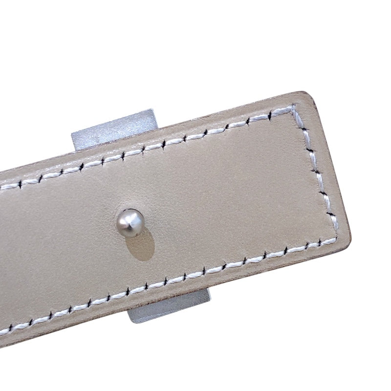 エルメス HERMES コンスタンスベルト　68㎝ ▢E刻 ブラック/SV金具 ボックスカーフ レディース ベルト