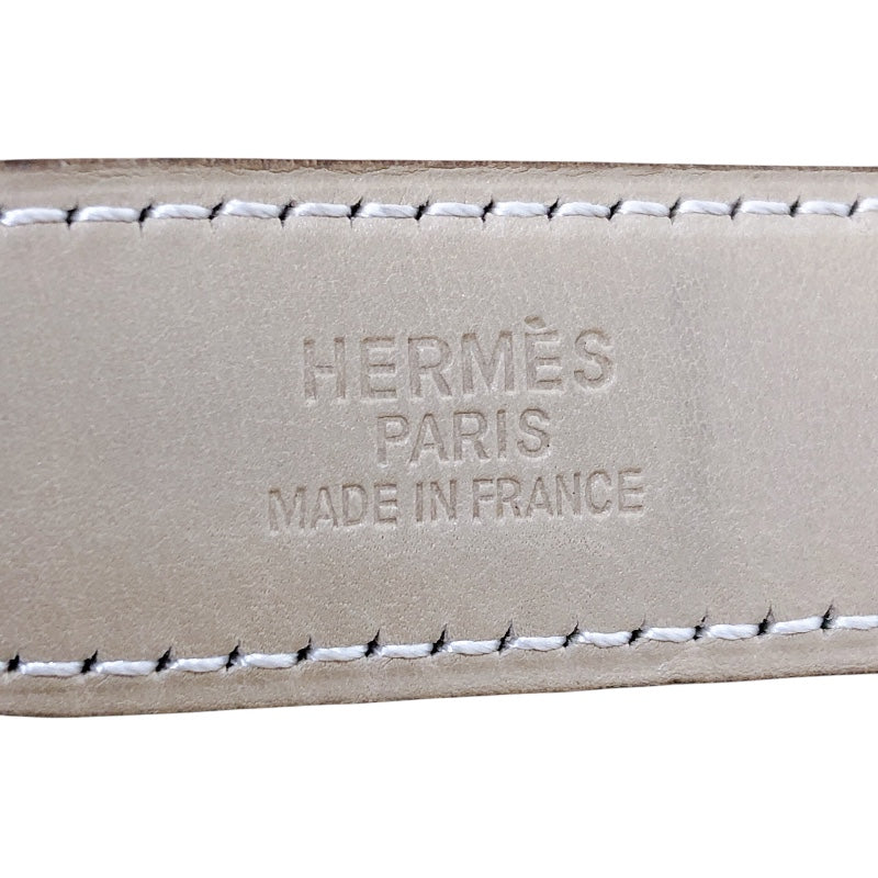 エルメス HERMES コンスタンスベルト　68㎝ ▢E刻 ブラック/SV金具 ボックスカーフ レディース ベルト