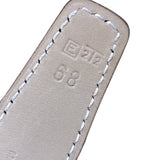エルメス HERMES コンスタンスベルト　68㎝ ▢E刻 ブラック/SV金具 ボックスカーフ レディース ベルト