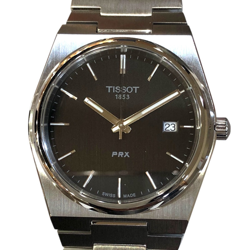ティソ TISSOT PRX T137.410.11.051.00 ブラック SS メンズ 腕時計