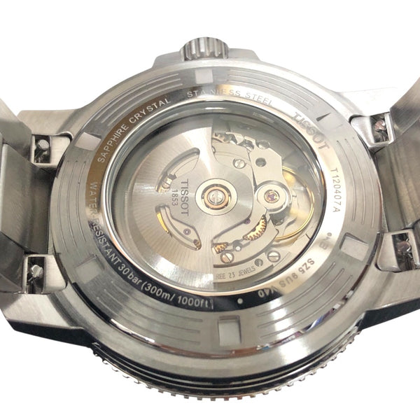 ティソ TISSOT シースター1000パワーマティック80 T120.407.11.081.01 グレー SS メンズ 腕時計