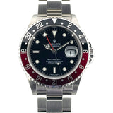 ロレックス ROLEX GMTマスター2スティックダイヤル 16710 ブラック SS 自動巻き メンズ 腕時計