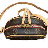 ルイ・ヴィトン LOUIS VUITTON ボワット・シャポー・スープルPM M45578 ブラウン　GD金具 モノグラムキャンバス ユニセックス ショルダーバッグ