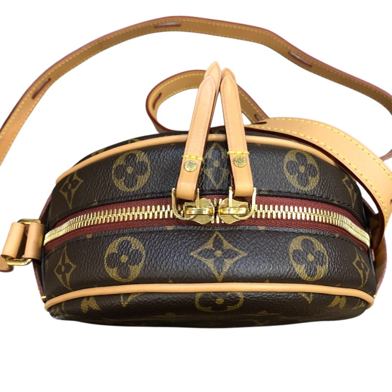 ルイ・ヴィトン LOUIS VUITTON ボワット・シャポー・スープルPM M45578 ブラウン　GD金具 モノグラムキャンバス ユニセックス ショルダーバッグ