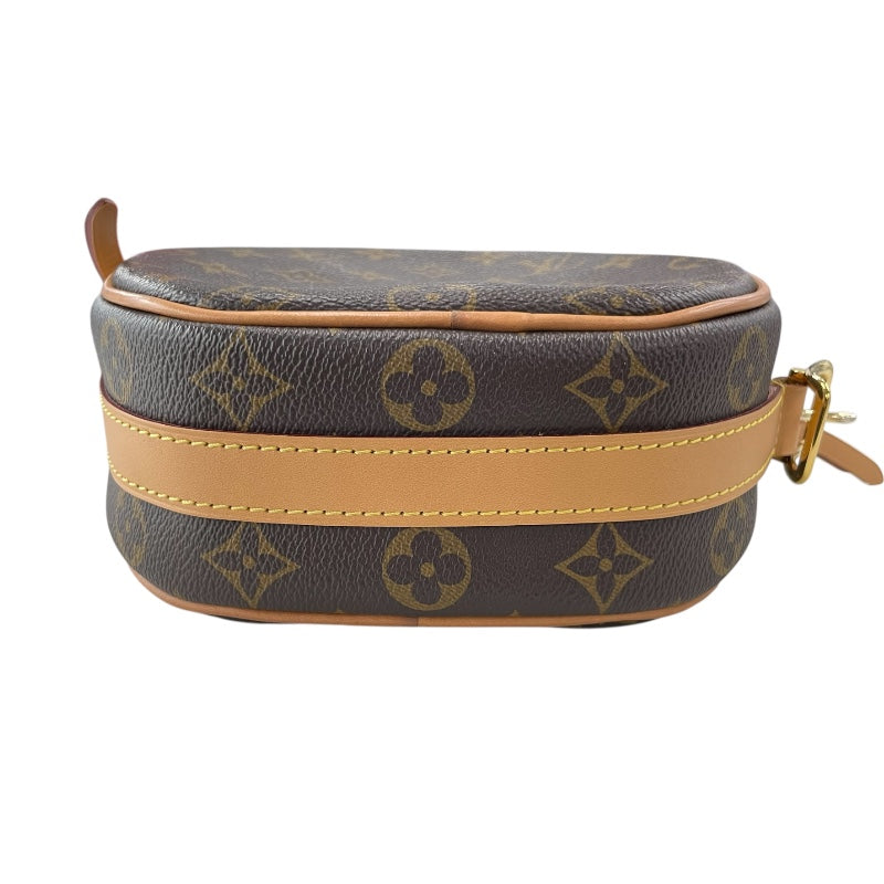 ルイ・ヴィトン LOUIS VUITTON ボワット・シャポー・スープルPM M45578 ブラウン モノグラムキャンバス レディース ショルダーバッグ