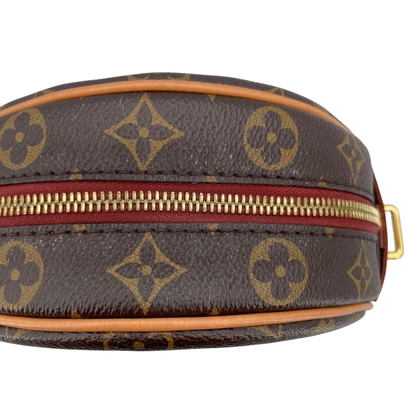 ルイ・ヴィトン LOUIS VUITTON ボワット・シャポー・スープルPM M45578 ブラウン モノグラムキャンバス レディース ショルダーバッグ