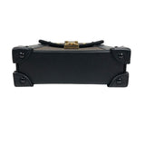 ルイ・ヴィトン LOUIS VUITTON トランク ヴェルティカル チェーン ショルダー M63913 モノグラムエベヌ/ブラック ゴールド金具 モノグラム・マカサー レディース ショルダーバッグ