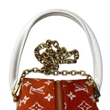 ルイ・ヴィトン LOUIS VUITTON ｽｸｴｱﾊﾞｯｸﾞ M46212 オレンジ/ホワイト レディース ハンドバッグ
