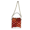 ルイ・ヴィトン LOUIS VUITTON ｽｸｴｱﾊﾞｯｸﾞ M46212 オレンジ/ホワイト レディース ハンドバッグ