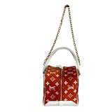 ルイ・ヴィトン LOUIS VUITTON ｽｸｴｱﾊﾞｯｸﾞ M46212 オレンジ/ホワイト レディース ハンドバッグ