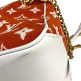 ルイ・ヴィトン LOUIS VUITTON ｽｸｴｱﾊﾞｯｸﾞ M46212 オレンジ/ホワイト レディース ハンドバッグ