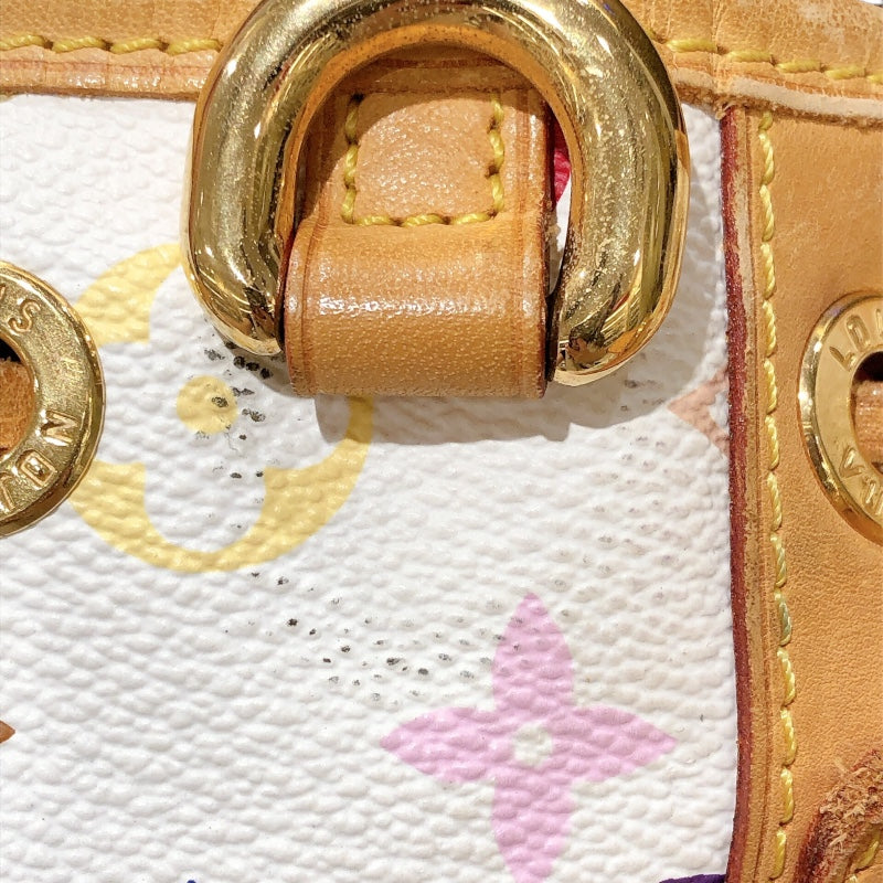ルイ・ヴィトン LOUIS VUITTON プチ・ノエ M42229 ホワイト/マルチカラー モノグラムマルチカラー レディース ハンドバッグ