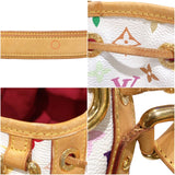 ルイ・ヴィトン LOUIS VUITTON プチ・ノエ M42229 ホワイト/マルチカラー モノグラムマルチカラー レディース ハンドバッグ