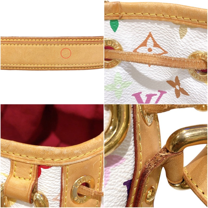 ルイ・ヴィトン LOUIS VUITTON プチ・ノエ M42229 ホワイト/マルチカラー モノグラムマルチカラー レディース ハンドバッグ