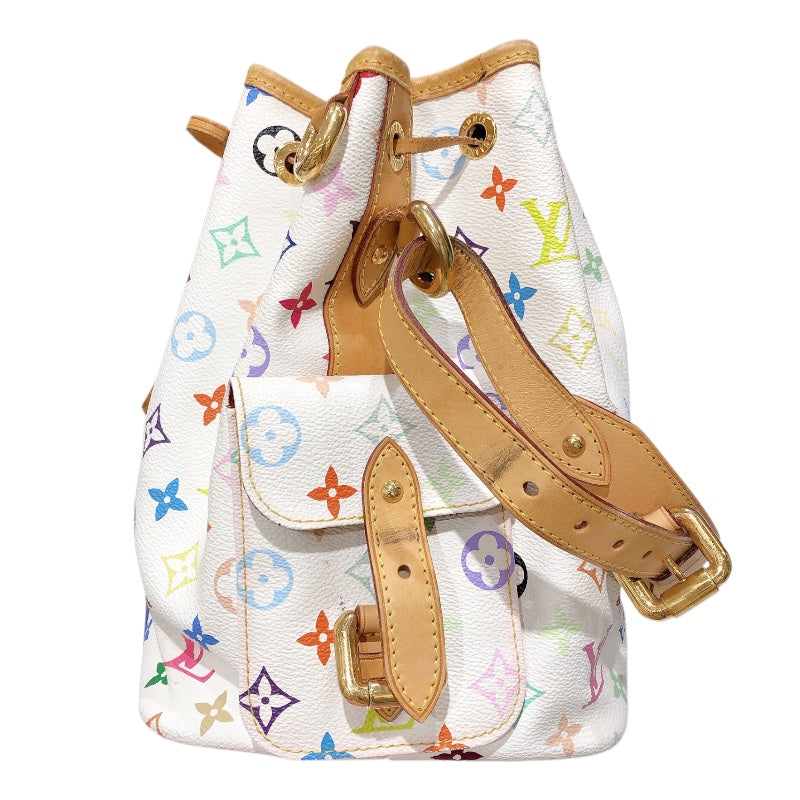ルイ・ヴィトン LOUIS VUITTON プチ・ノエ M42229 ホワイト/マルチカラー モノグラムマルチカラー レディース ハンドバッグ