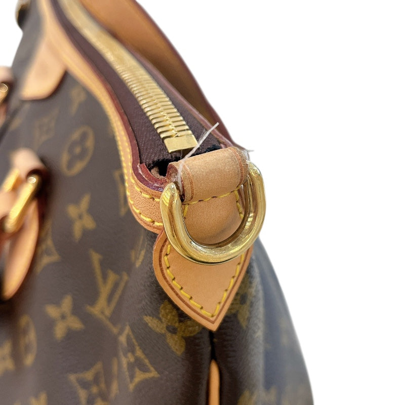 ルイ・ヴィトン LOUIS VUITTON パレルモPM M40145 ブラウン モノグラム レディース ハンドバッグ