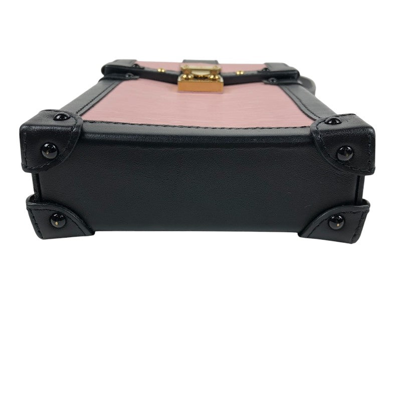 ルイ・ヴィトン LOUIS VUITTON ポシェット トランク ヴェルティカル M67872 ピンク PVC レディース ショルダーバッグ