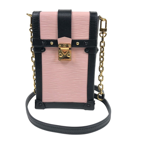ルイ・ヴィトン LOUIS VUITTON ポシェット トランク ヴェルティカル M67872 ピンク PVC レディース ショルダーバッグ