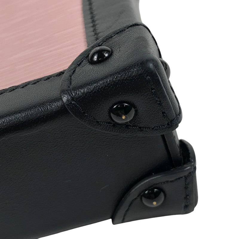 ルイ・ヴィトン LOUIS VUITTON ポシェット トランク ヴェルティカル M67872 ピンク PVC レディース ショルダーバッグ
