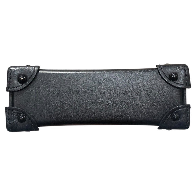 ルイ・ヴィトン LOUIS VUITTON ポシェット トランク ヴェルティカル M67872 ピンク/ブラック ゴールド金具 PVC レディース ショルダーバッグ