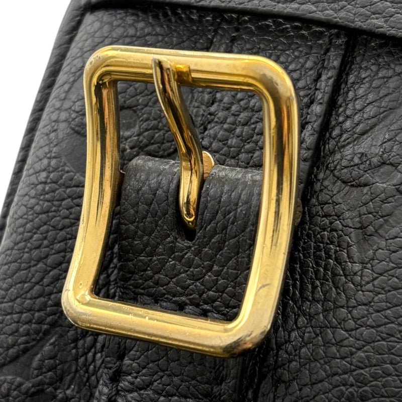 ルイ・ヴィトン LOUIS VUITTON ボワット・シャポー・スープルMM M45649 ブラック モノグラム・アンプラント レザー レディース ショルダーバッグ