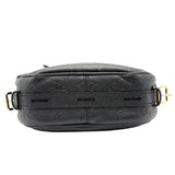 ルイ・ヴィトン LOUIS VUITTON ボワット・シャポー・スープルMM M45649 ブラック モノグラム・アンプラント レザー レディース ショルダーバッグ