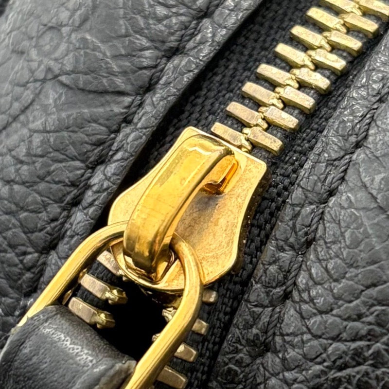 ルイ・ヴィトン LOUIS VUITTON ボワット・シャポー・スープルMM M45649 ブラック モノグラム・アンプラント レザー レディース ショルダーバッグ