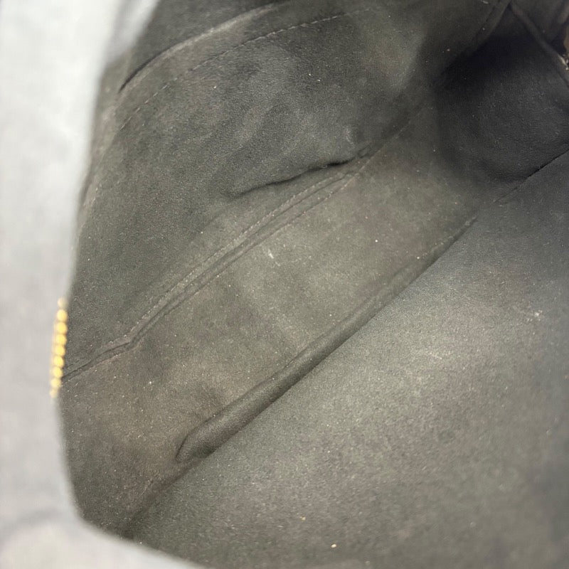 ルイ・ヴィトン LOUIS VUITTON ボワット・シャポー・スープルMM M45649 ブラック モノグラム・アンプラント レザー レディース ショルダーバッグ