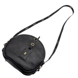 ルイ・ヴィトン LOUIS VUITTON ボワット・シャポー・スープルMM M45649 ブラック モノグラム・アンプラント レザー レディース ショルダーバッグ