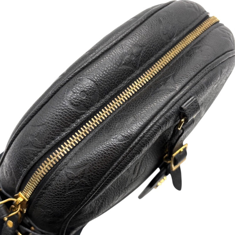 ルイ・ヴィトン LOUIS VUITTON ボワット・シャポー・スープルMM M45649 ブラック モノグラム・アンプラント レザー レディース ショルダーバッグ