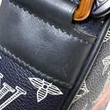 ルイ・ヴィトン LOUIS VUITTON ダヌーブPM アップサイドダウン ショルダーバッグ M43678 ブラック オレンジ モノグラムエクリプス メンズ ショルダーバッグ