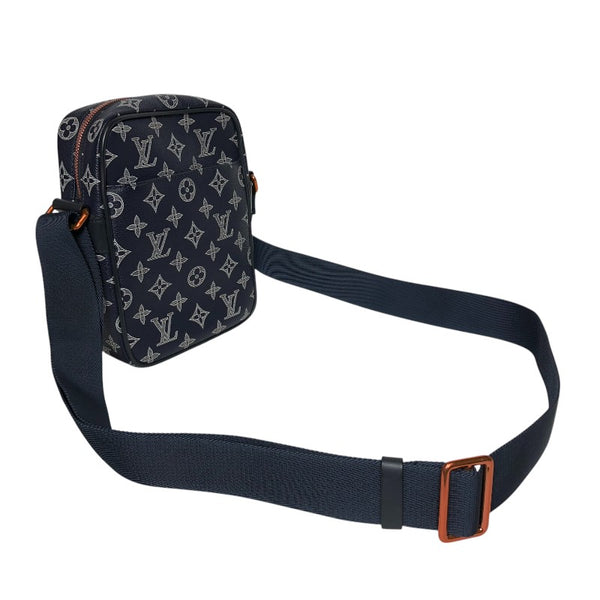 ルイ・ヴィトン LOUIS VUITTON ダヌーブPM アップサイドダウン ショルダーバッグ M43678 ブラック オレンジ モノグラムエクリプス メンズ ショルダーバッグ