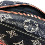 ルイ・ヴィトン LOUIS VUITTON ダヌーブPM アップサイドダウン ショルダーバッグ M43678 ブラック オレンジ モノグラムエクリプス メンズ ショルダーバッグ