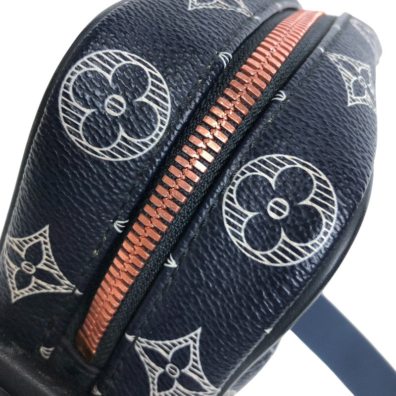 ルイ・ヴィトン LOUIS VUITTON ダヌーブPM アップサイドダウン ショルダーバッグ M43678 ブラック オレンジ モノグラムエクリプス メンズ ショルダーバッグ