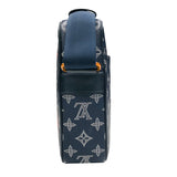 ルイ・ヴィトン LOUIS VUITTON ダヌーブPM アップサイドダウン ショルダーバッグ M43678 ブラック オレンジ モノグラムエクリプス メンズ ショルダーバッグ