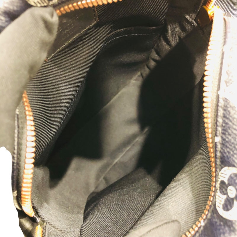 ルイ・ヴィトン LOUIS VUITTON ダヌーブPM アップサイドダウン ショルダーバッグ M43678 ブラック オレンジ モノグラムエクリプス メンズ ショルダーバッグ