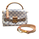 ルイ・ヴィトン LOUIS VUITTON クロワゼット N41581 ベージュ ダミエ・アズール レディース ハンドバッグ