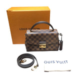 ルイ・ヴィトン LOUIS VUITTON クロワゼット N53000 ブラウン ダミエ レディース ショルダーバッグ
