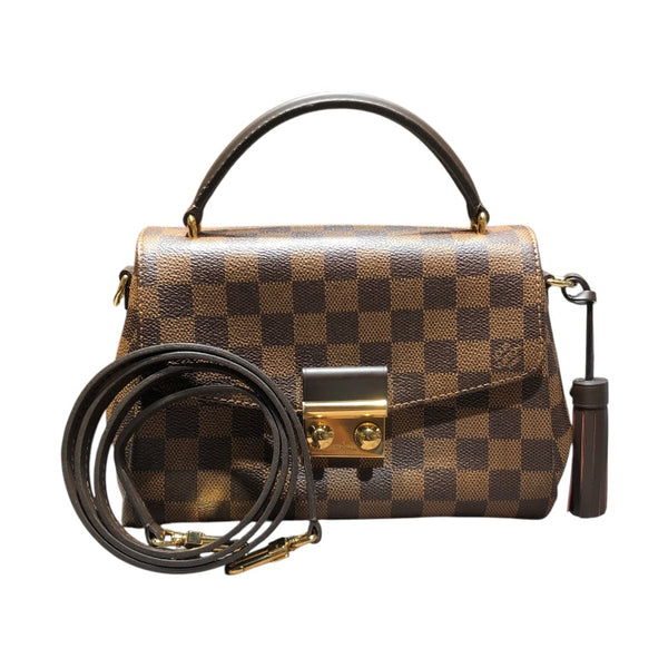ルイ・ヴィトン LOUIS VUITTON クロワゼット N53000 ブラウン ダミエ レディース ショルダーバッグ