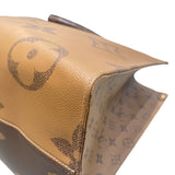 ルイ・ヴィトン LOUIS VUITTON オンザゴーGM M45320 ブラウン モノグラム ジャイアント・リバース レディース トートバッグ