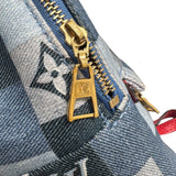 ルイ・ヴィトン LOUIS VUITTON パームスプリングス バックパックMINI M45043 ブルー デニムモノグラム レディース リュック・デイパック
