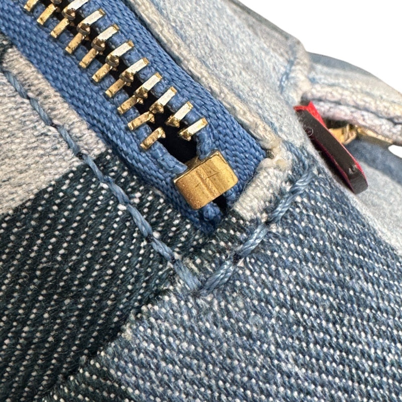 ルイ・ヴィトン LOUIS VUITTON パームスプリングス バックパックMINI M45043 ブルー デニムモノグラム レディース リュック・デイパック