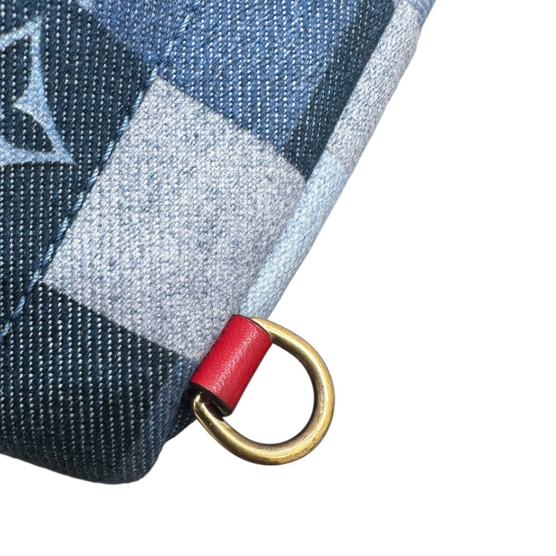 ルイ・ヴィトン LOUIS VUITTON パームスプリングス バックパックMINI M45043 ブルー デニムモノグラム レディース リュック・デイパック