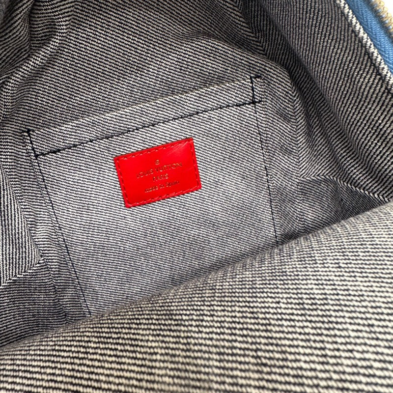 ルイ・ヴィトン LOUIS VUITTON パームスプリングス バックパックMINI M45043 ブルー デニムモノグラム レディース リュック・デイパック