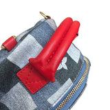 ルイ・ヴィトン LOUIS VUITTON パームスプリングス バックパックMINI M45043 ブルー デニムモノグラム レディース リュック・デイパック