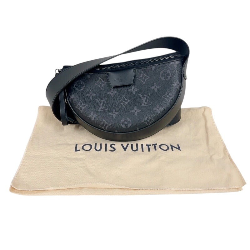 ルイ・ヴィトン LOUIS VUITTON ムーン・クロスボディ M23835 ブラック モググラム・エクリプス メンズ ショルダーバッグ