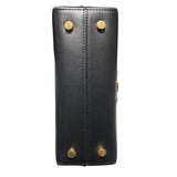 セリーヌ CELINE ティーン二ノバック 118113 ブラック・ゴールド金具 カーフ スムースサテンドカーフ レディース ハンドバッグ