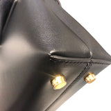 セリーヌ CELINE ティーン二ノバック 118113 ブラック・ゴールド金具 カーフ スムースサテンドカーフ レディース ハンドバッグ