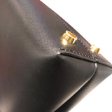 セリーヌ CELINE ティーン二ノバック 118113 ブラック・ゴールド金具 カーフ スムースサテンドカーフ レディース ハンドバッグ